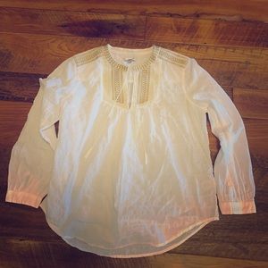 J Crew peasant blouse